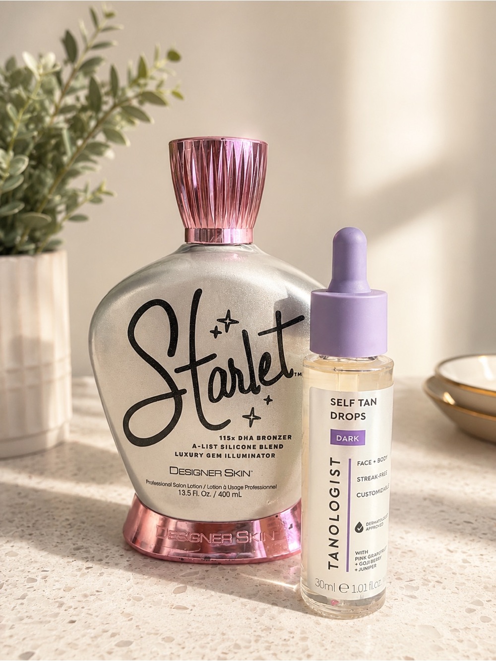Starlet Luxury Bronzer Illuminator by Designer Skin - Tanologist Tanning Drops